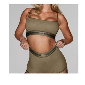 Skims Cotton Rib Boyshort & Bralette